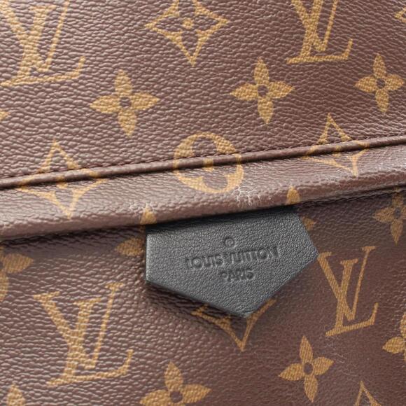 LOUIS VUITTON Brown Monogram Leather Backpack - Picture 9 of 11